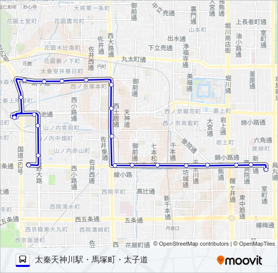 市バス２７ Bus Line Map