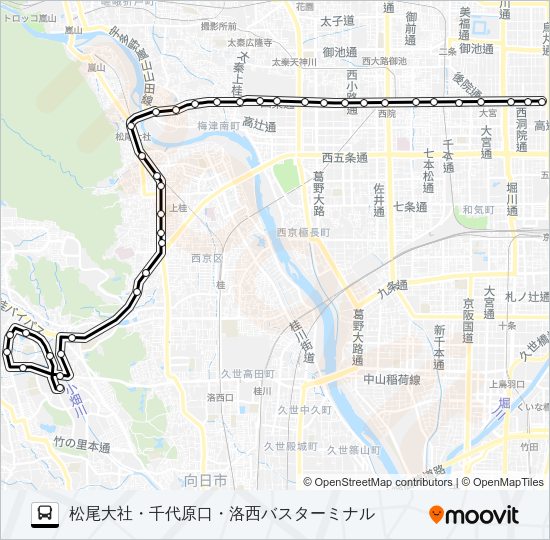 市バス２９ Bus Line Map