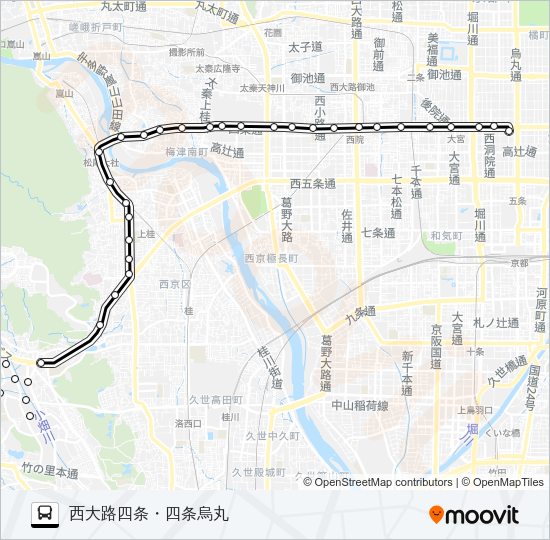 市バス２９ Bus Line Map