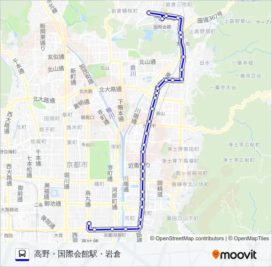 市バス３１ Bus Line Map