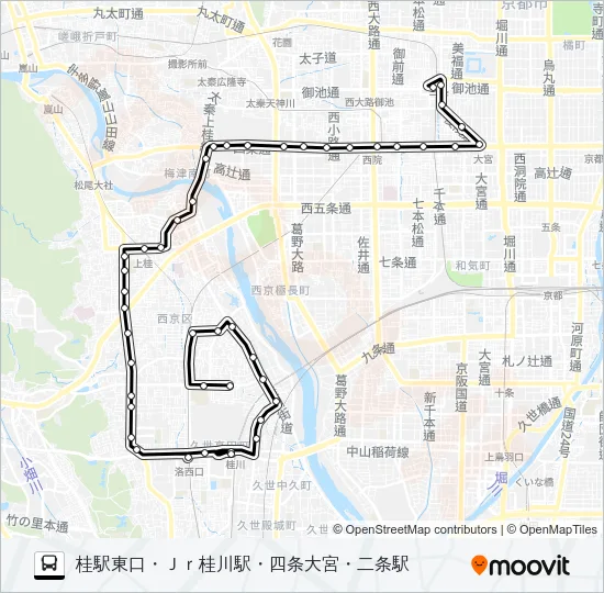 市バス６９ Bus Line Map