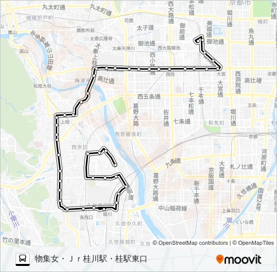 市バス６９ Bus Line Map