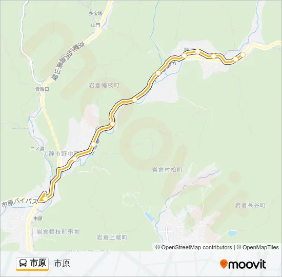 市原 Bus Line Map