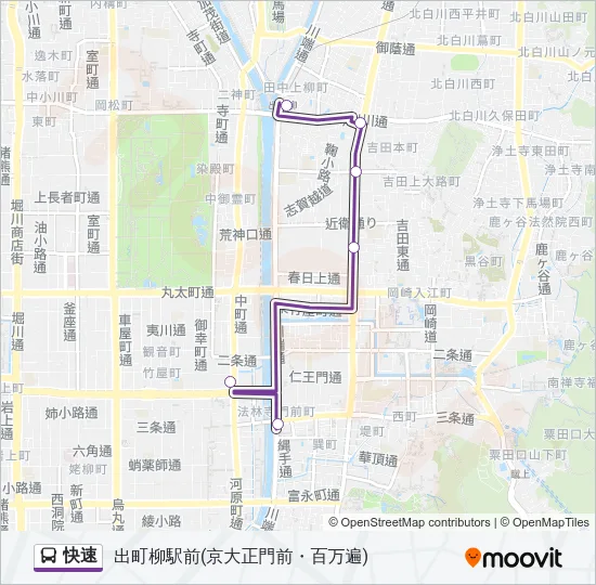 快速 Bus Line Map