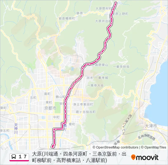 １７ Bus Line Map