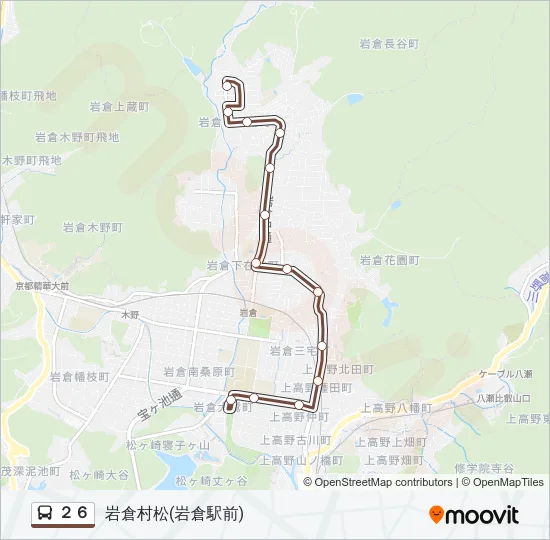 ２６ Bus Line Map
