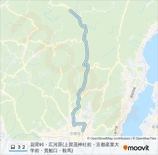 ３２ バスの路線図