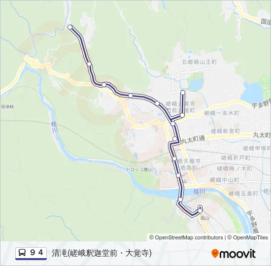 ９４ Bus Line Map