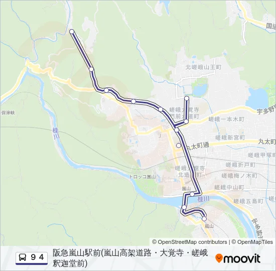 ９４ Bus Line Map