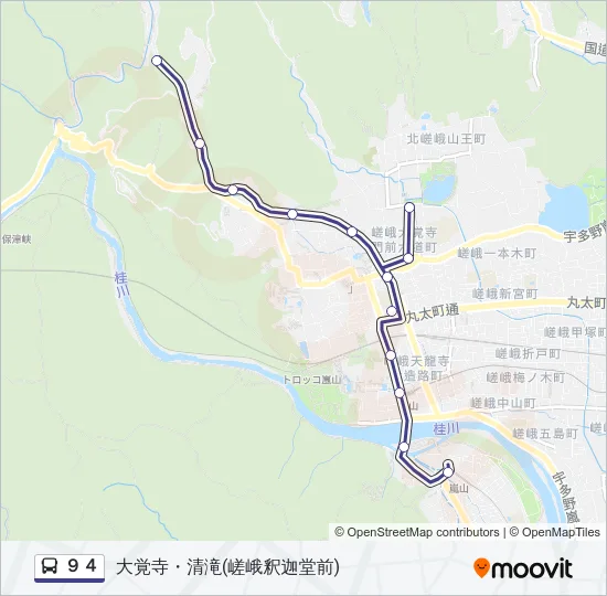 ９４ Bus Line Map