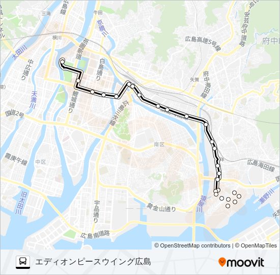 21 Bus Line Map