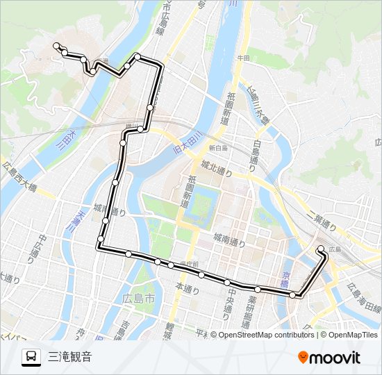 22 Bus Line Map