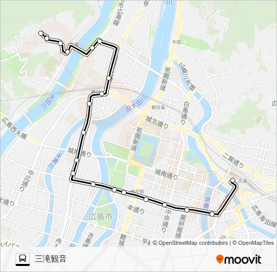 22 Bus Line Map