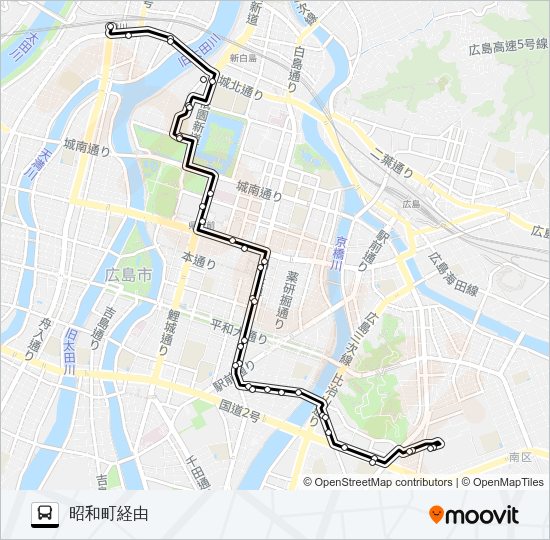23 Bus Line Map