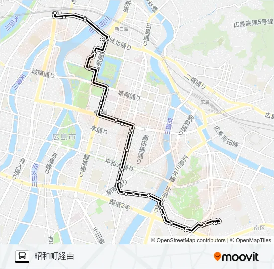 23 バスの路線図