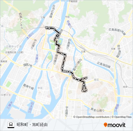 23 Bus Line Map