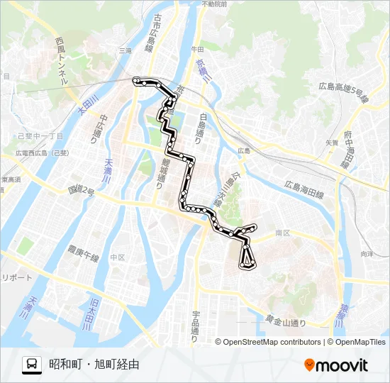 23 バスの路線図