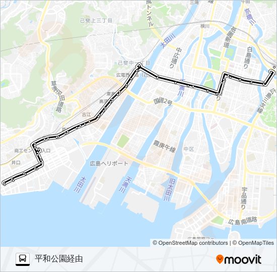 25 Bus Line Map