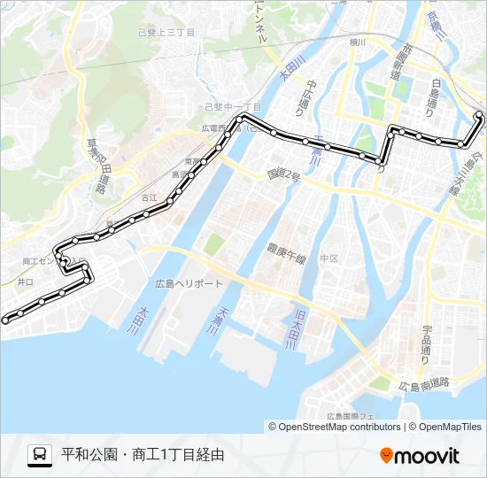 25 Bus Line Map