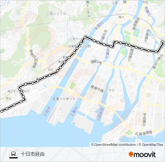 25 バスの路線図