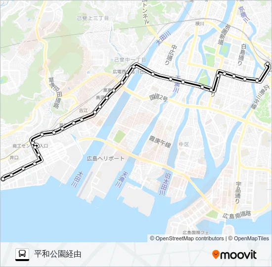 25 バスの路線図