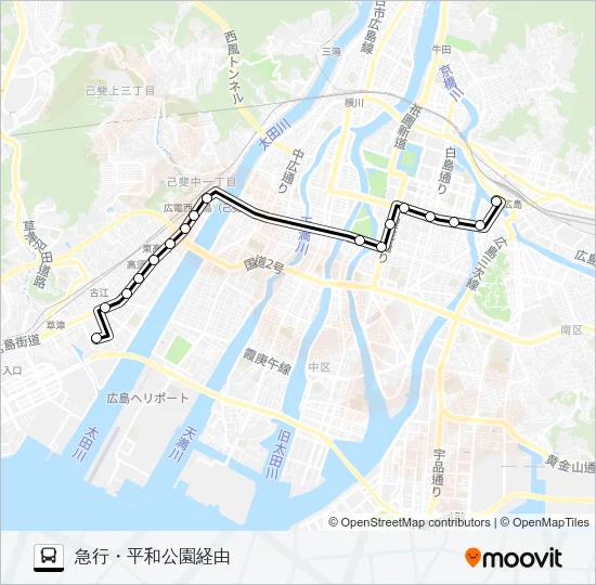 25 バスの路線図