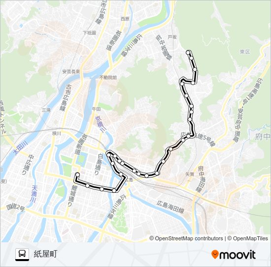 27 Bus Line Map