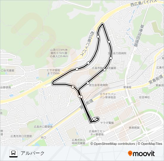28 Bus Line Map