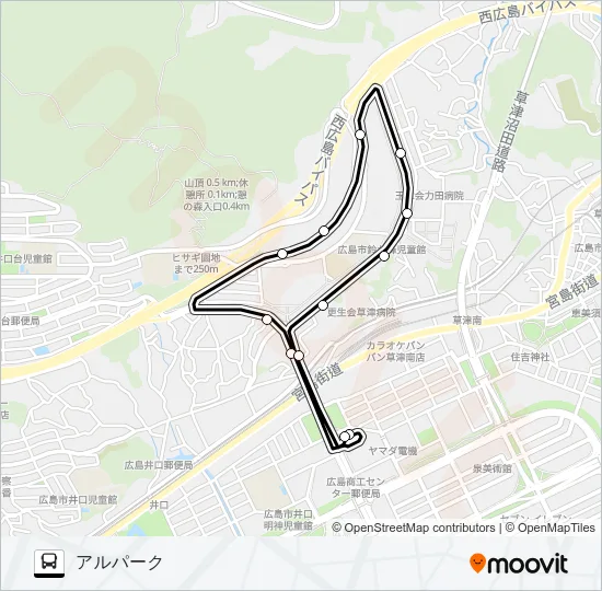 28 バスの路線図