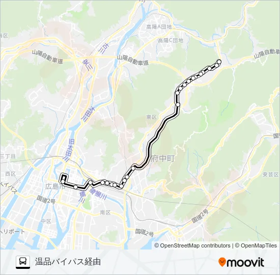 29 Bus Line Map