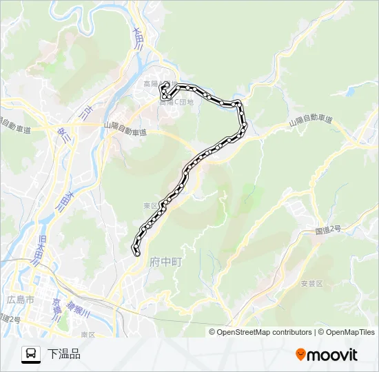 29 Bus Line Map