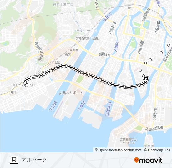 50 Bus Line Map