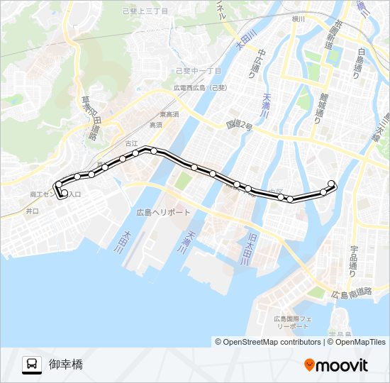 50 Bus Line Map