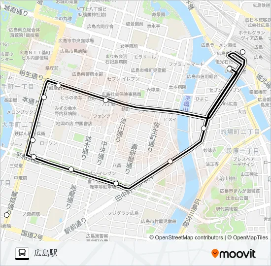101 Bus Line Map