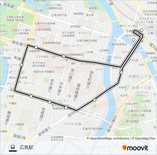 102 Bus Line Map