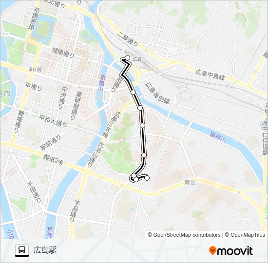 321 バスの路線図