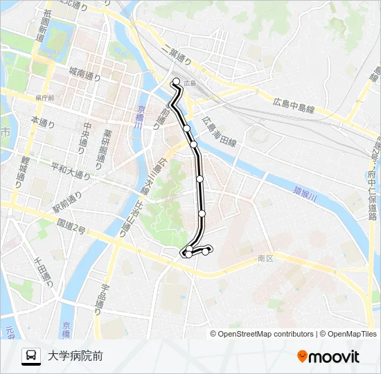 322 バスの路線図