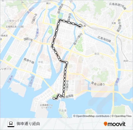 21-1 バスの路線図