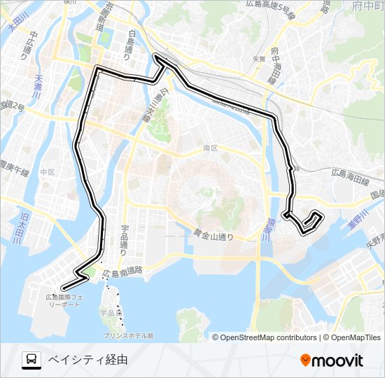 21-2 Bus Line Map