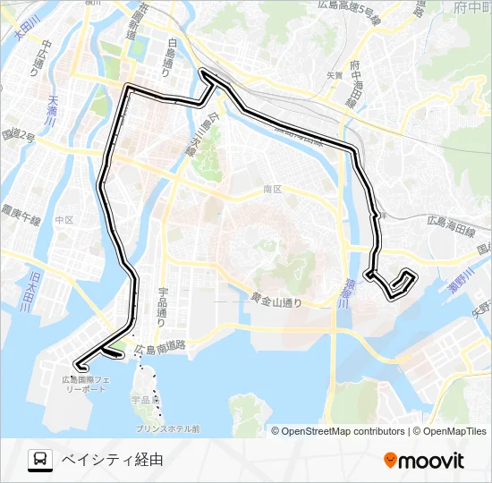 21-2 Bus Line Map