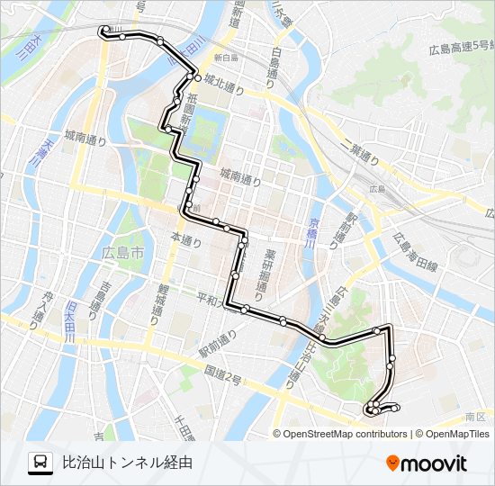 23-1 Bus Line Map