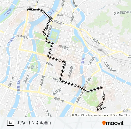 23-1 バスの路線図