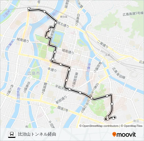 23-1 Bus Line Map