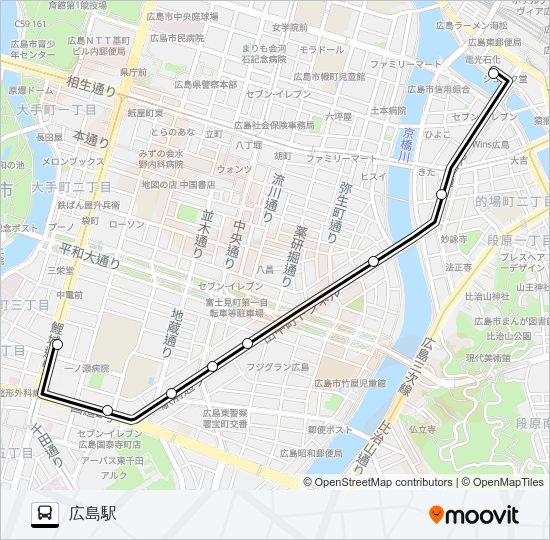 51-1 Bus Line Map