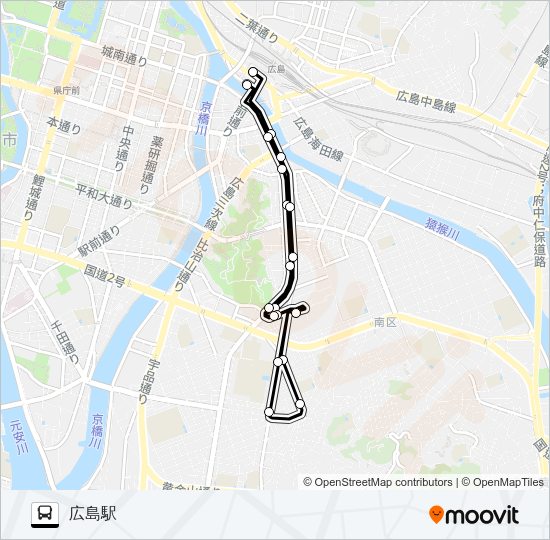 331・332 Bus Line Map