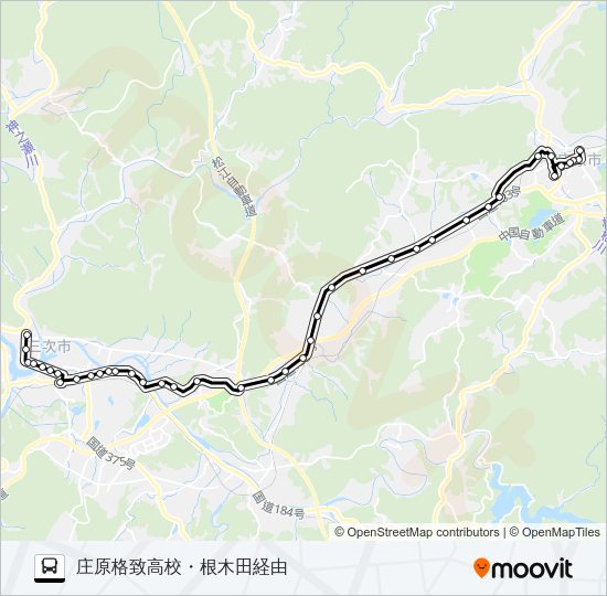 三城線 Bus Line Map