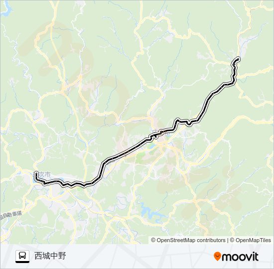 三城線 Bus Line Map