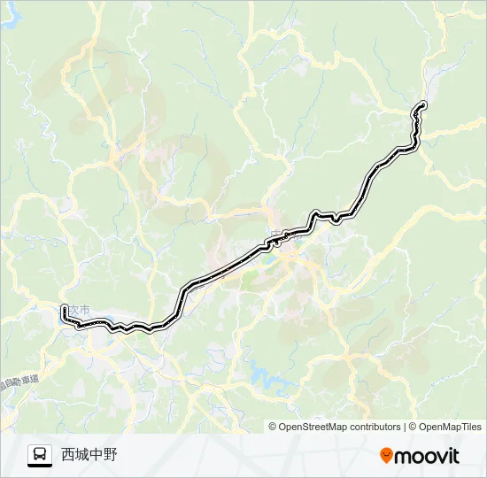 三城線 Bus Line Map