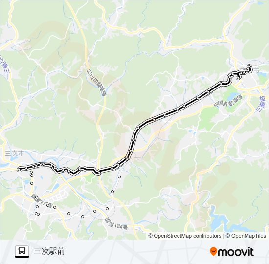 三城線 Bus Line Map