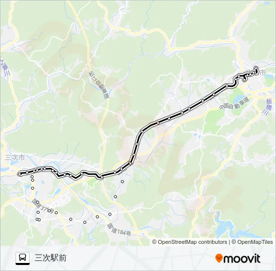 三城線 Bus Line Map